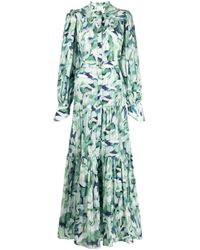 Acler - Matthew Pleated Maxi Dress - Lyst