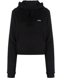 032c - Logo-embroidered Organic Cotton Hoodie - Lyst