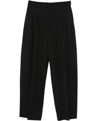 McQueen - Cotton Tapered Trousers - Lyst