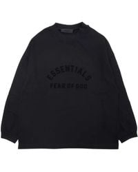 Fear Of God - T-Shirt Mit Logo-Print - Lyst