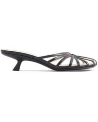 Mugler - Knot-Detail Mules - Lyst