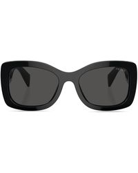 Prada - Logo-Lettering Square Sunglasses - Lyst