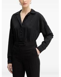 Guess - Shirt-Collar Bodysuit - Lyst