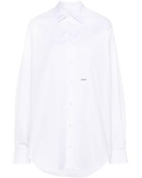 DSquared² - Button-up Cotton Shirt - Lyst