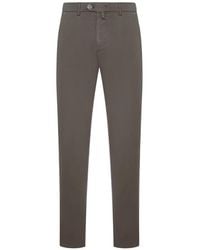 Kiton - Straight-Leg Cotton Trousers - Lyst