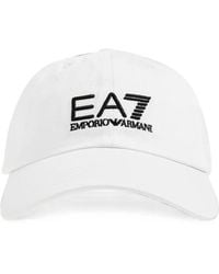 EA7 - Logo-Embroidered Baseball Cap - Lyst