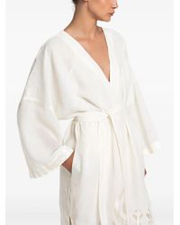 Greek Archaic Kori - Blusa con cinturón y bordado - Lyst