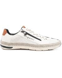Bugatti - Perforated Side-Zip Sneakers - Lyst