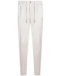 PT Torino - Elasticated Drawstring Trousers - Lyst