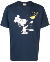 Mc2 Saint Barth - Graphic-print Cotton T-shirt - Lyst