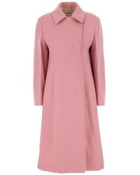 Jil Sander - Concealed-Fastening Wool Coat - Lyst