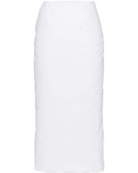 Prada - Falda de tubo con diseño acolchado - Lyst