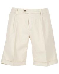Re-hash - Pleated Turn-Up Shorts - Lyst