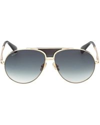 Max Mara Eyewear - Pilot-Frame Sunglasses - Lyst