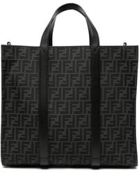 Fendi - Ff Jacquard Shopper - Lyst