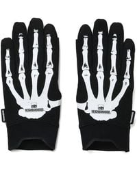 Neighborhood - Skeleton-Print Gloves - Lyst