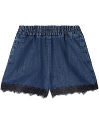 Off-White c/o Virgil Abloh - Lace-Detailing Shorts - Lyst
