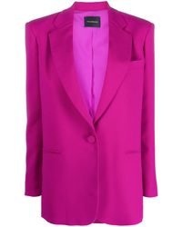 ANDAMANE - Notched-Lapel Single-Breasted Blazer - Lyst