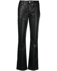 MISBHV - Faux-Leather Straight-Leg Trousers - Lyst