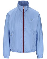Prada - Lightweight Zip-Up Jacket - Lyst