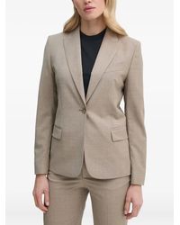 Filippa K - Blazer Met Enkele Rij Knopen - Lyst