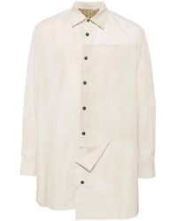 Ziggy Chen - Camisa con paneles con aberturas - Lyst