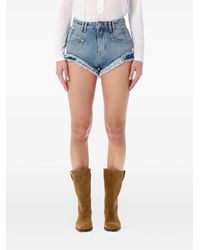 Isabel Marant - Denim Mini-Shorts - Lyst