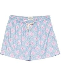 Peninsula - Short De Bain À Fleurs - Lyst