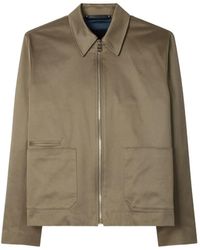 Paul Smith - Stretch-Cotton Zip Jacket - Lyst