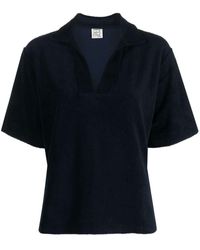Baserange - Poloshirt mit V-Ausschnitt - Lyst
