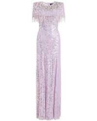 Jenny Packham - Eugenie Sequin-Embellished Gown - Lyst