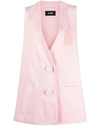 Raf Simons - Denim Oversized Logo Patch Gilet - Lyst