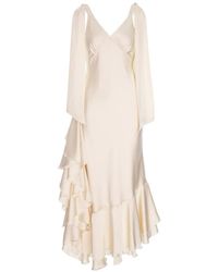 V:PM ATELIER - Acosta Ruffled Maxi Dress - Lyst
