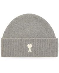Ami Paris - Ami De Coeur Mütze Aus Alpaka - Lyst