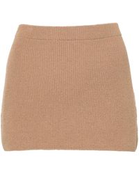 AYA MUSE - Agos Knitted Miniskirt - Lyst