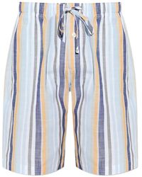 Hanro - Striped Drawstring Shorts - Lyst