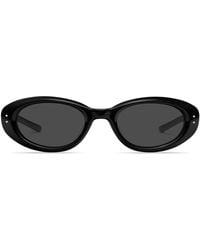 Gentle Monster - Blanc 01 Oval-frame Sunglasses - Lyst