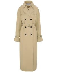 SRVC Studio - Seren Double-Breasted Trench Coat - Lyst