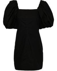 Ganni - Mini-Jurk Van Biologisch Katoen - Lyst