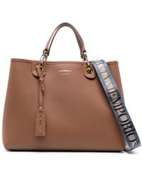 Emporio Armani - Medium Shopping Bag - Lyst