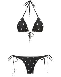 Amir Slama - Polka-Dot Pattern Bikini Set - Lyst