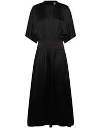 TOTEME - Vestido largo de manga corta - Lyst