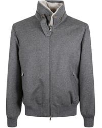 Brunello Cucinelli - Button Zip Coat - Lyst