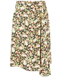Marni - Floral-print A-line Skirt - Lyst