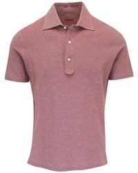 Isaia - Short-Sleeve Polo Shirt - Lyst