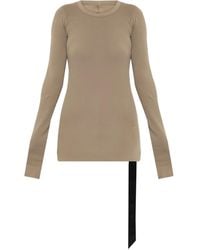 Rick Owens - T-Shirt A Maniche Lunghe - Lyst