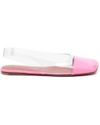 AMINA MUADDI - Patent Transparent Ane Glass Flats - Lyst