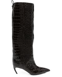 The Attico - Lea Leather Boots - Lyst