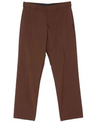 Paul Smith - Pressed-Crease Tailored Trousers - Lyst