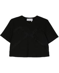 Remain - Lace-Panelled Ribbed T-Shirt - Lyst